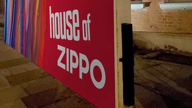 EXTERIOR SIGNAGE - House of Zippo EXTERIOR SIGNAGE - House of Zippo